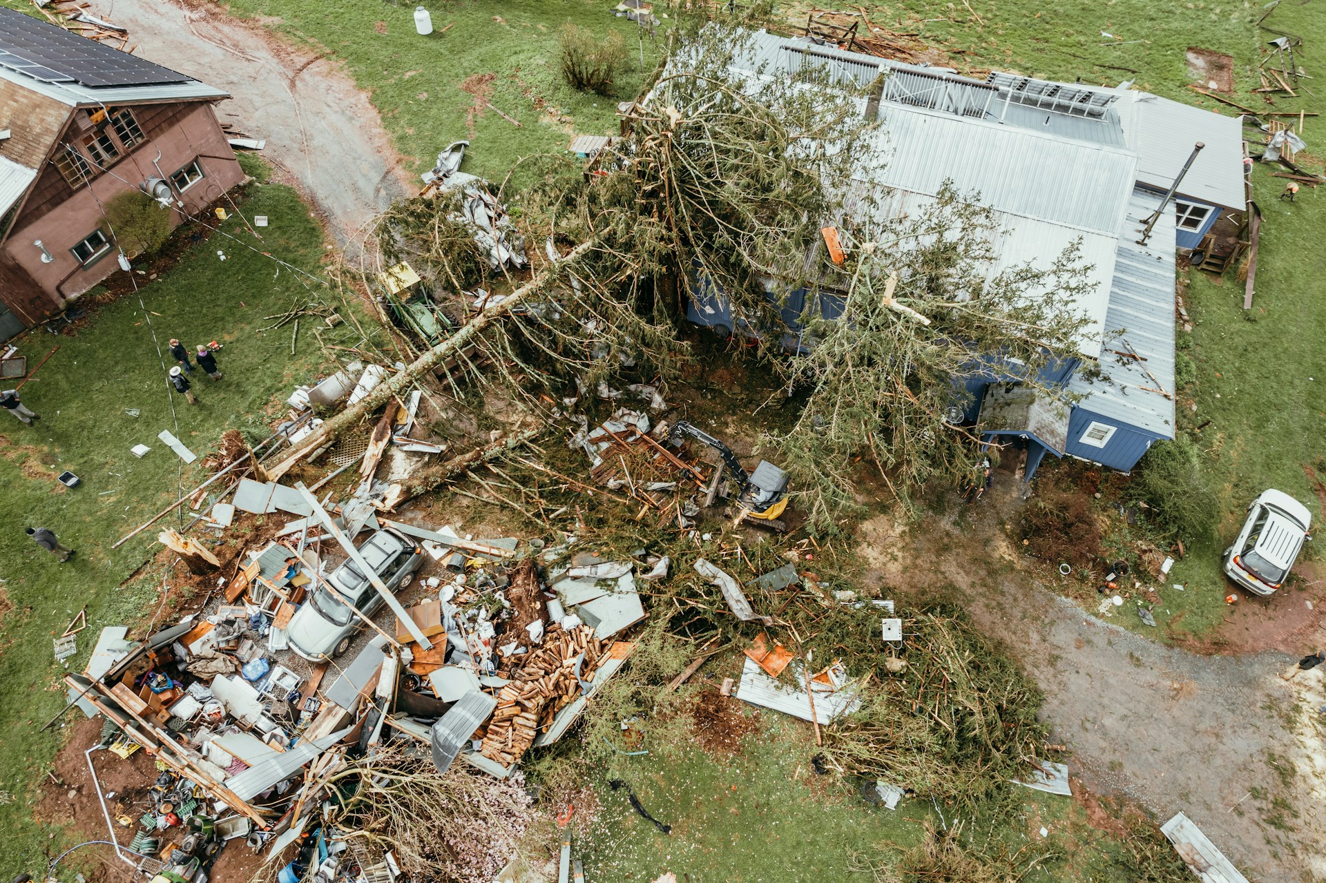 storm damage cleanup